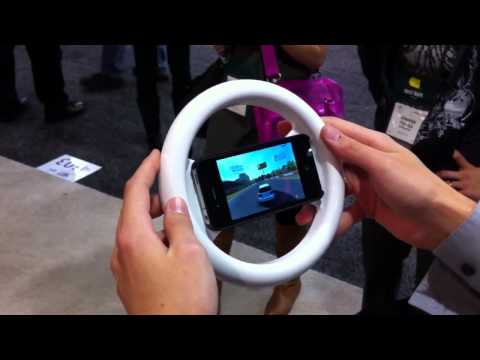 0 CES 2011: Clingo presenta un volante para el iPhone