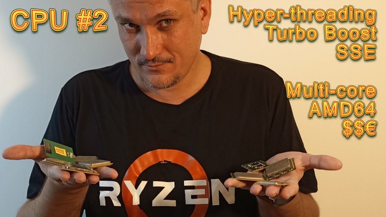 Intel или AMD? Hyper-threading, Turbo Boost, AMD64, Core. История CPU - Собираем компьютер #9