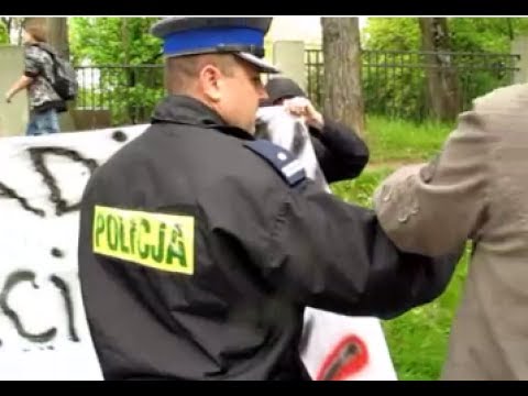 Pikieta i zatrzymanie kibiców Jagiellonii