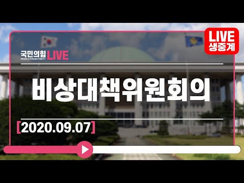 [Live] 9월 7일 비상대책위원회의