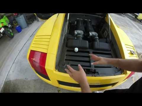 Lamborghini Gallardo Air Filter Replacement
