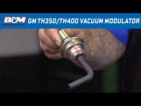 Install: B&M Vacuum Modulator for GM TH350 & TH400 Automatic Transmissions 20234