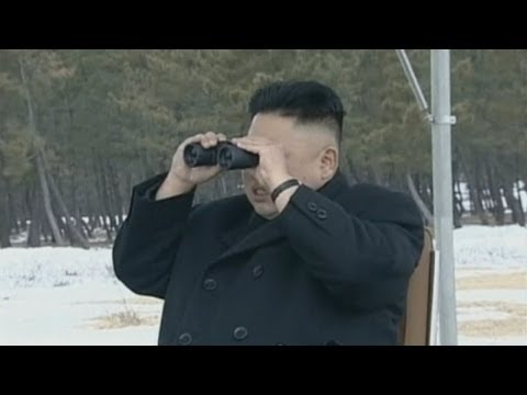 Rare footage of North Korean leader Kim Jong Un judging artillery shooting contest