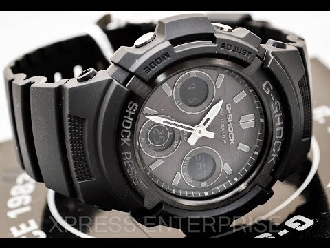 how to set casio g shock digital