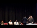Click here to watch this video Donnie walking across stage
