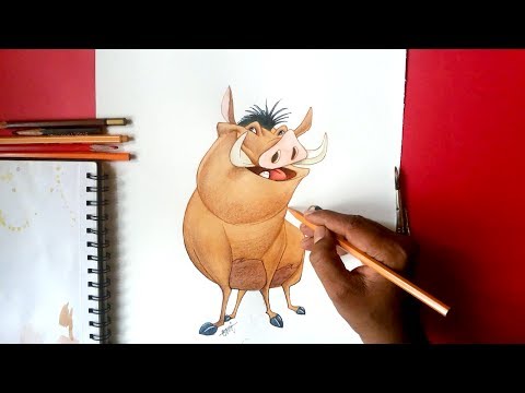how to draw pumba