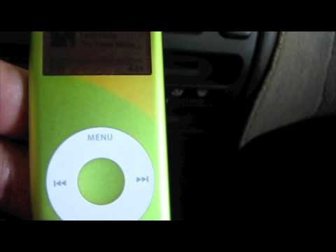 how to play an ipod through a car cd player