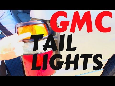 HOW TO CHANGE REPLACE TAIL LIGHTS LIGHTBULB GMC GM VEHICLES