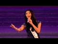 Miss China singing her winning talent song Miss China singing her winning talent song