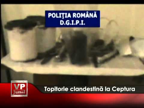 Topitorie clandestină la Ceptura