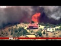 Hundreds Flee Raging California Fires - YouTube
