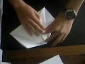 How To Make A Paper Airplane  (Jet)