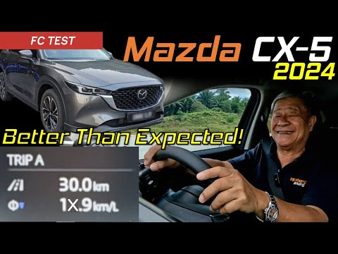 facelift mazda cx 5 2024 fuel consumption test better than expected  ys khong driving