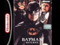 track 6 / 20 (complete soundtrack) batman returns [nes-bx] nintendo entertainment system developer, publisher: konami sound designer: otsumami-matsuo, g5 tateishi year: 1993 tracklist: 1 - title 2 - intro pt 1 3 - intro pt 2 4 - intro pt 3 5 - intro pt 4 6 - stage 1 - gotham plaza 7 - stage 2 - shreck's department store 8 - catwoman's theme 9 - penguin's theme 10 - stage 3 - ice princess 11 - stage 4a - following the circus train 12 - stage 4b - rescue the children 13 - stage 5 - the penguin armies 14 - stage 6 - arctic world 15 - boss theme 16 - boss clear 17 - ending 18 - end credits 1 19 - end credits 2 20 - game over the level 1 music from batman returns for the nes, sampled from hardware. visit track 1 from this selection for download links.
