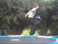 how to do a backflip on a trampoline!!