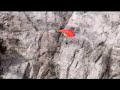 Jesse Hall Ski BASE Jumps off Helgate cliffs in Alta, Utah