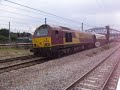 hull train + 2 67s inc 67005 through PBO\