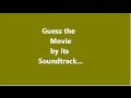 Film soundtrack quiz 1 Film soundtrack quiz 1