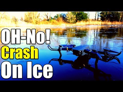 Eachine E58 Drone Runs Out of Battery Crash landed On Ice! Can I Stil Recover it?