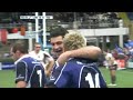 Luke Fitzgerald scores the second against Toulouse