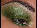 Smokey Green with Green Glitter eye Tutorial!!! Smokey Green with Green Glitter eye Tutorial!!!