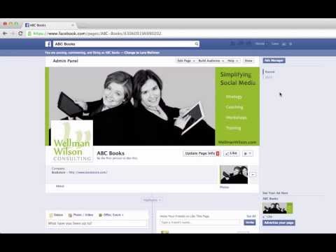 how to setup a facebook page