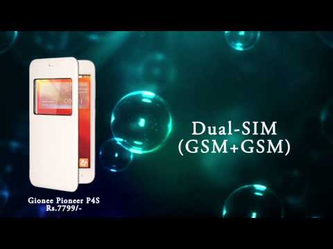 Gionee Pioneer P4S with 4.5 inch screen launchd at Rs.7799