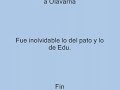 Pato fontanet leyendo nuestra fecha