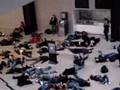 Flash Mob Finger Gun Fight at the Tate