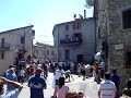 Lancio dei \"ciammellitti\" a Monteleone Sabino