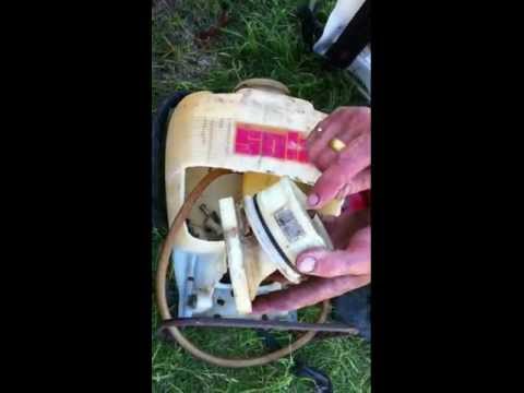 how to unclog weed sprayer