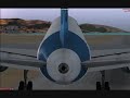 FSX Scary landing at VHHX