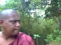Visiting vedda dwelings at Rathugala in Sri Lanka.