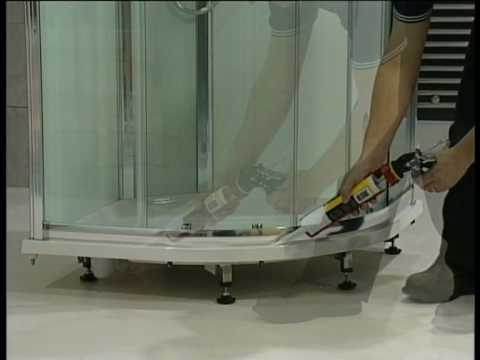 how to fit a quadrant shower enclosure
