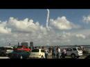 Shuttle Discovery as seen from south of Titusville