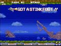 parodius! this amazingly good gradius spinoff is quite simple a trip into nonsense, so don't even try to make sense of the vid, cause not even i am whiling to try. was the only one in the trilogy (thats right, there are 2 more!) to get released in the west. vic viper 4 life!