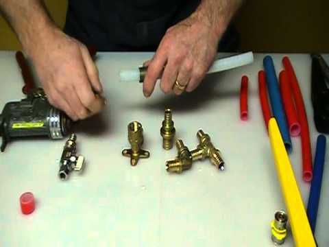 how to fit plastic water pipes