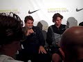 press conference excerpt: after the lights on. lights out nike event in nyc june 25, john mcenroe, roger federer, rafael nadal, maria sharapova and victoria azarenka dished about the upcoming us open and their take on tennis fashion. follow www.tennisidentity.com for more news about what's coming up at the us open.