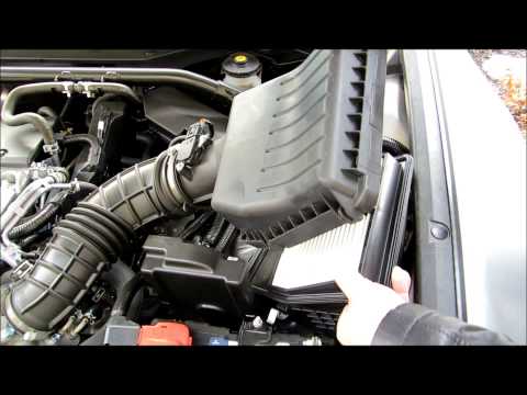 How to replace engine filter on 2009-2013 Acura TSX