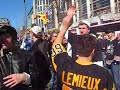 Pens fans celebration in Washington 3/9 part I