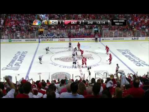 Pavel Datsyuk knuckleball wrister goal 3-1 May 20 2013 Chicago Blackhawks vs Detroit Red Wings NHL_Best videos: Ice hockey