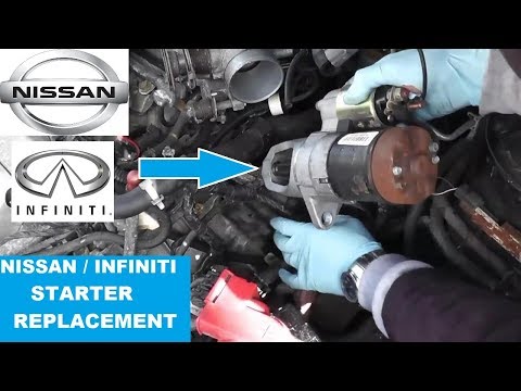 Nissan Maxima / Infiniti Starter Replacement