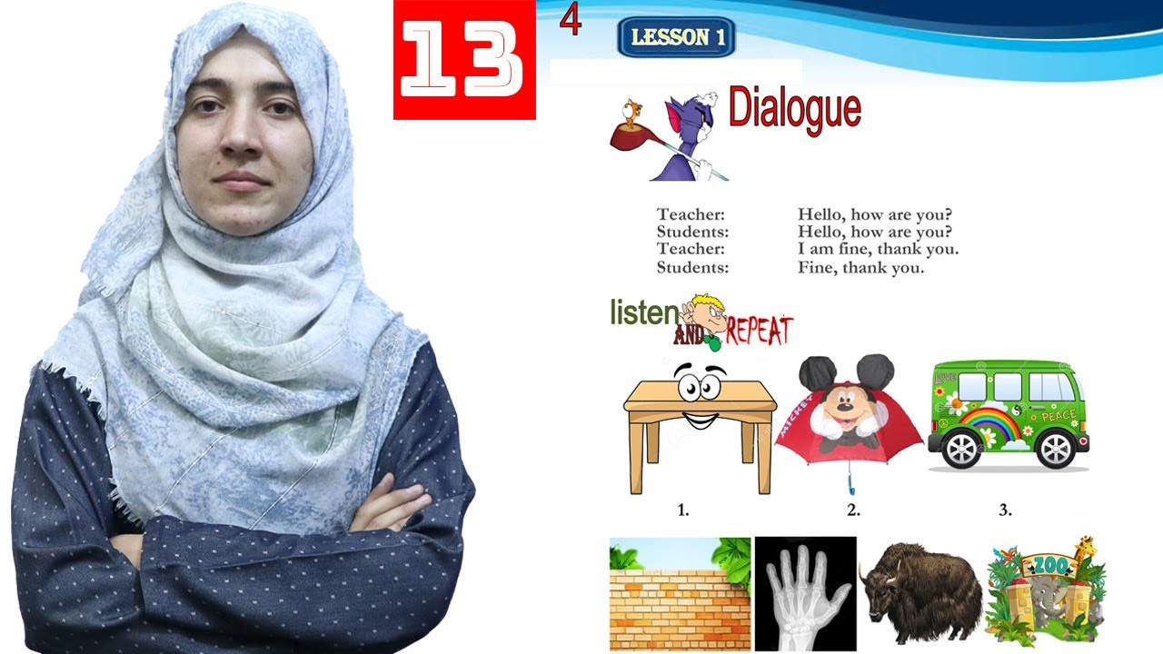 Class 4 - English _ Lesson 13 _ Session 18th / انگلیسی څلورم ټولګی - لوست 13