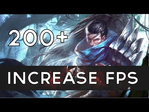 how to get more fps in league of legends