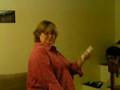Debbie plays Wii