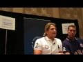 2012 Team USA Media Summit: Tony Azevedo & Merrill Moses