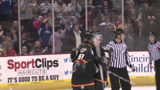 Cyclones vs Nailers - January 25, 2014