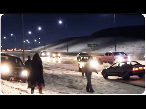 15 Car Canadian Pile Up | Ice Age