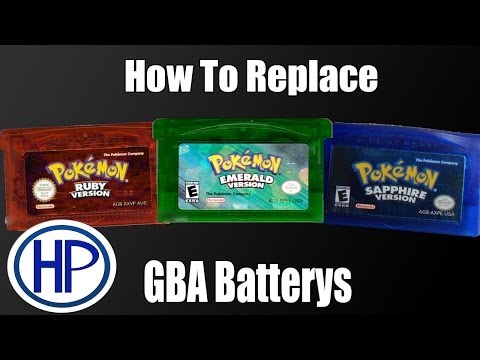 how to fix a gameboy advance sp battery
