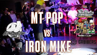MT Pop vs Iron Mike – FREESTYLE SESSION 2023 POPPING TOP4